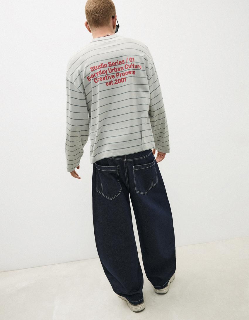 Mens Barrel Fit Mens  Jeans