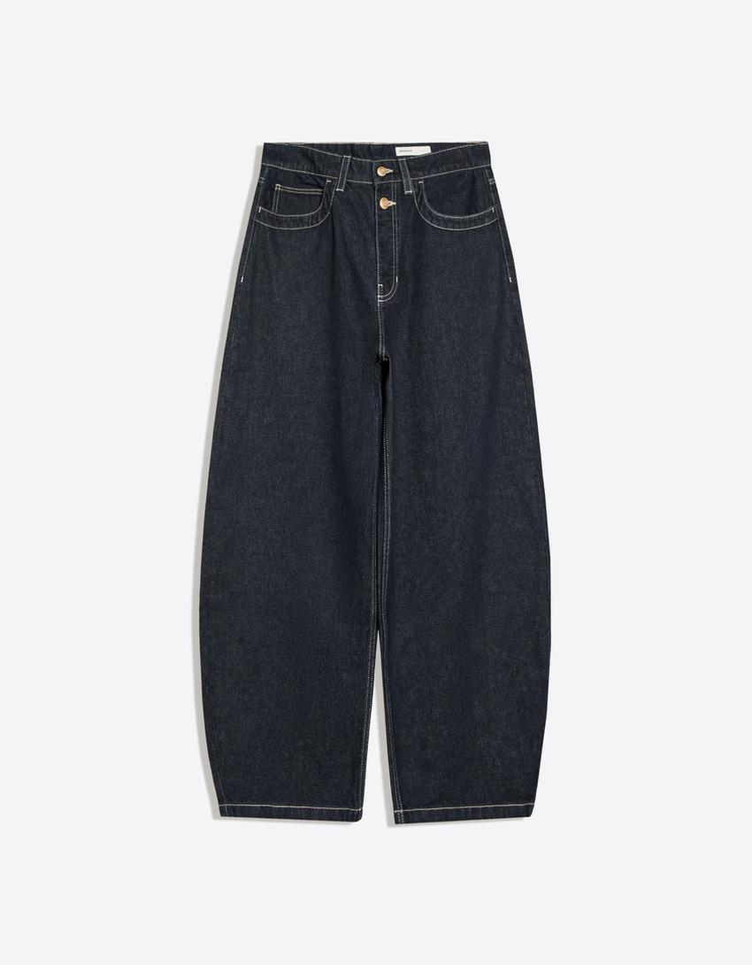 Mens Barrel Fit Mens  Jeans