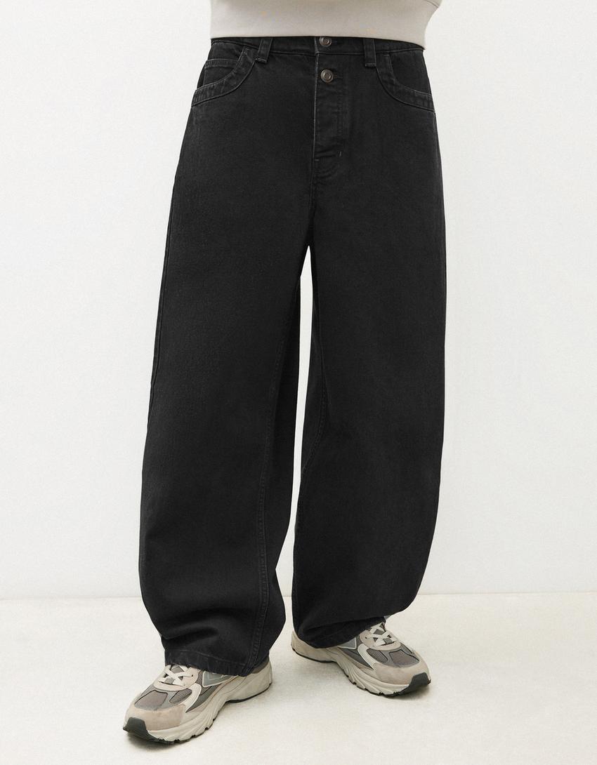 Mens Barrel Fit Mens  Jeans