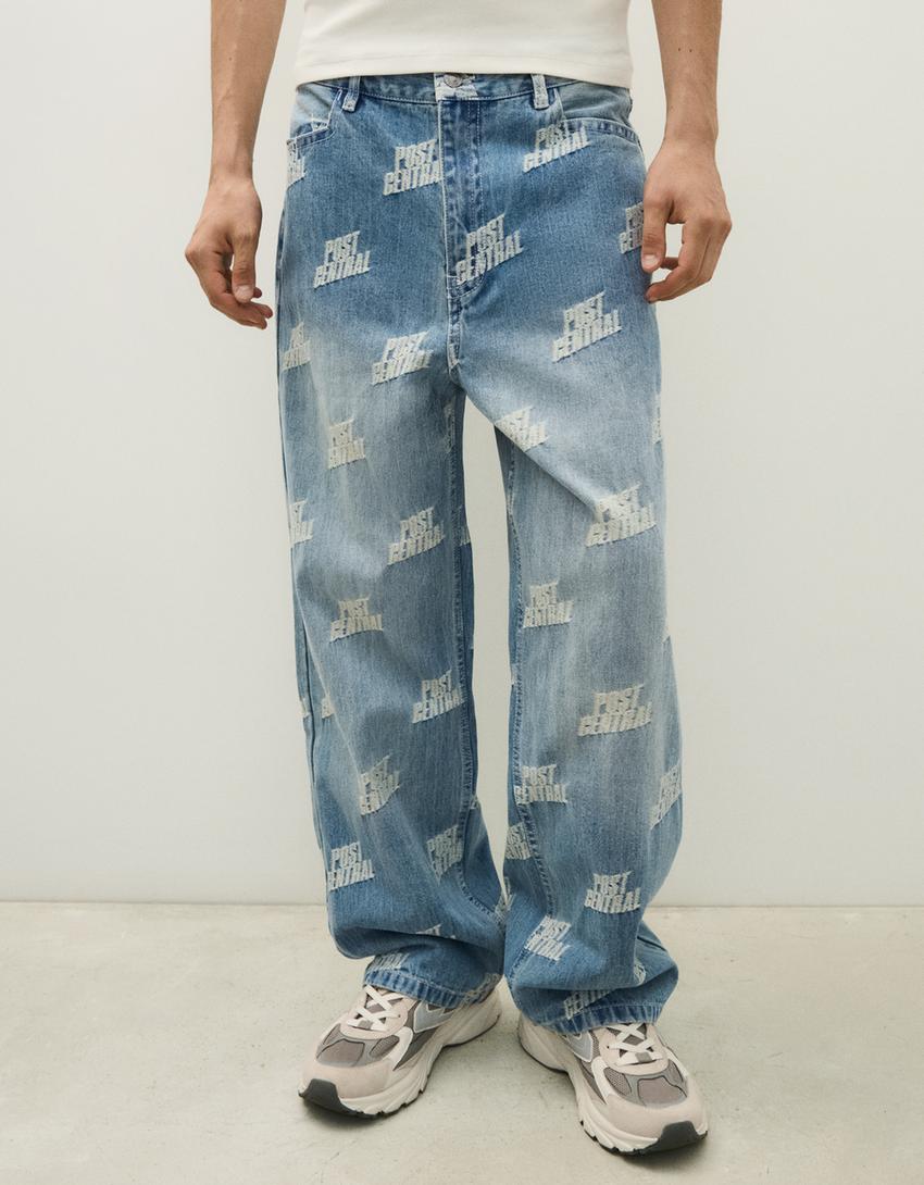 Mens Baggy Fit Men  Jeans...
