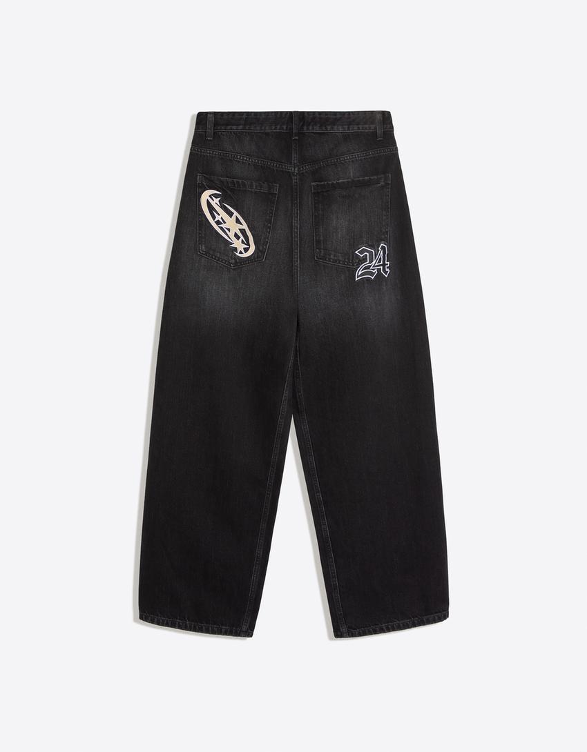 Mens Barrel Fit Mens  Jeans