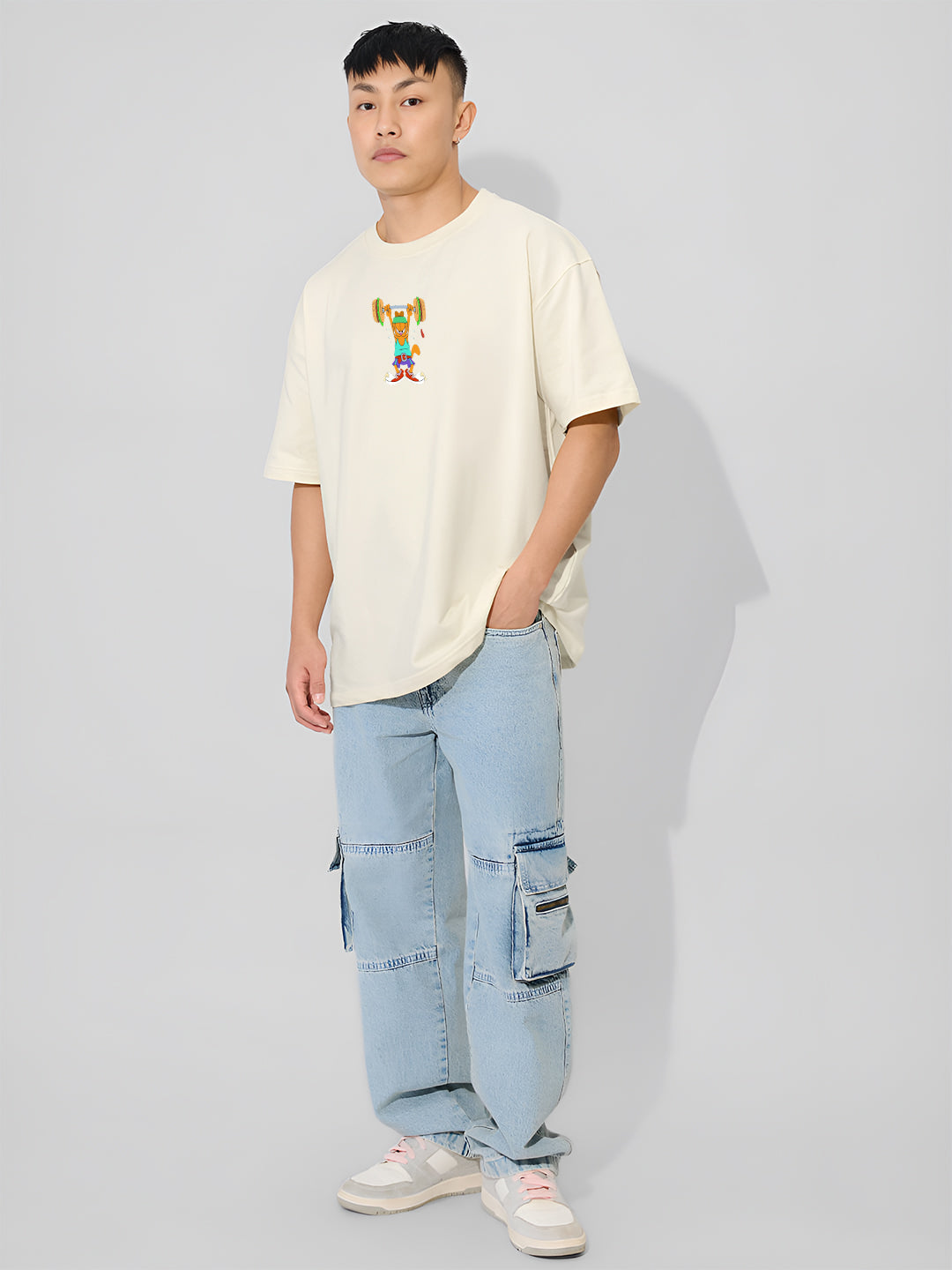 Fitness Garfield Oversized T-shirt