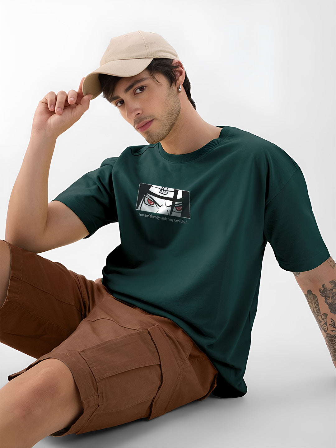 TOOMESJEANS  Men Oversized Soso Dade Printed Cotton T-Shirt