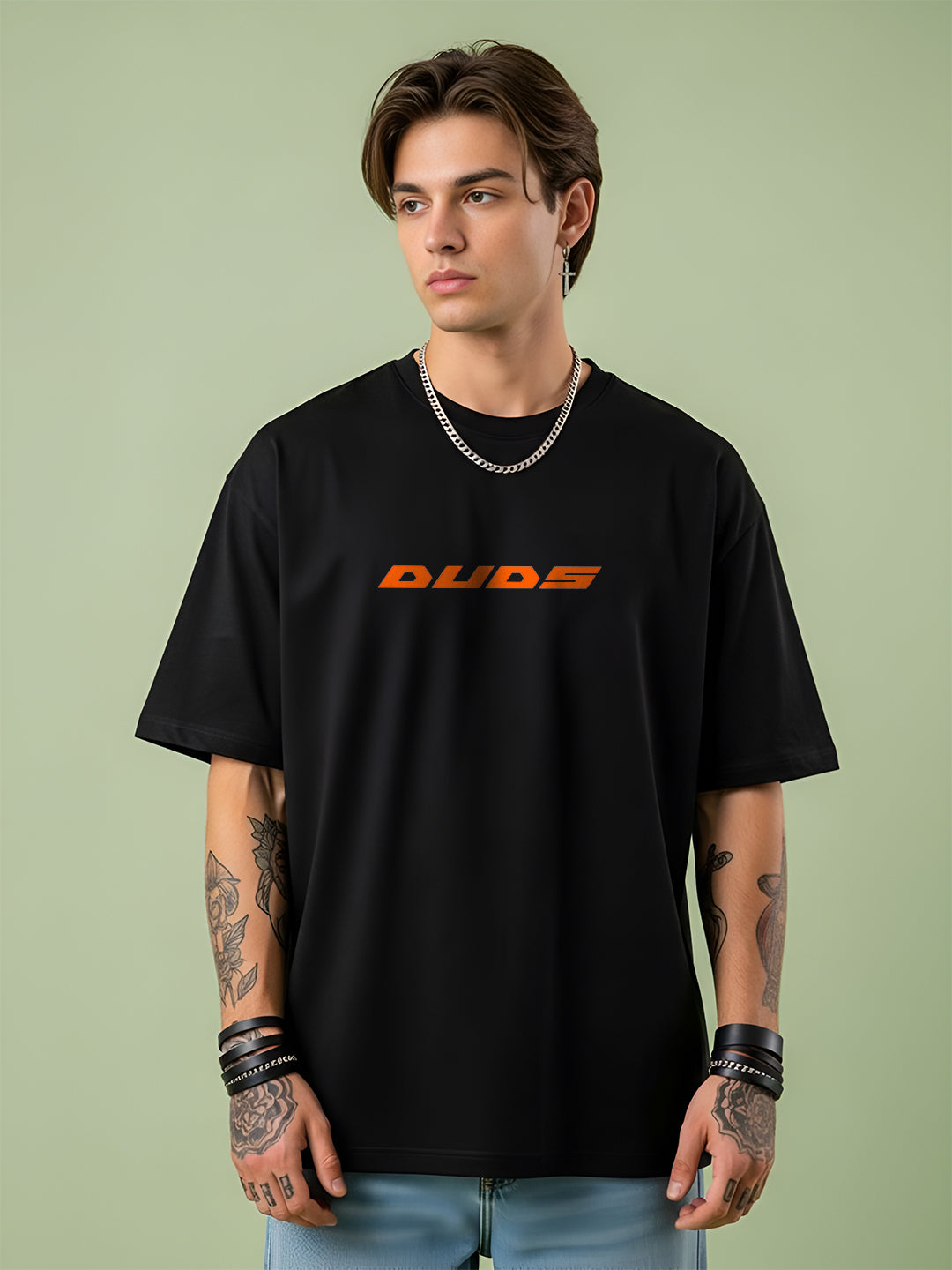 Oversized Goku Graphic T-shirt Print