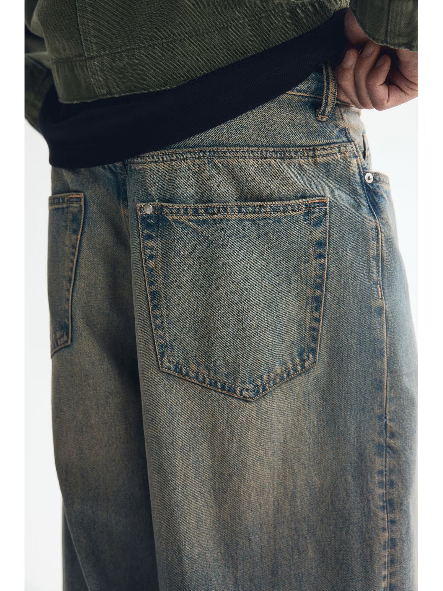 Mens Baggy Fit Men  Jeans...