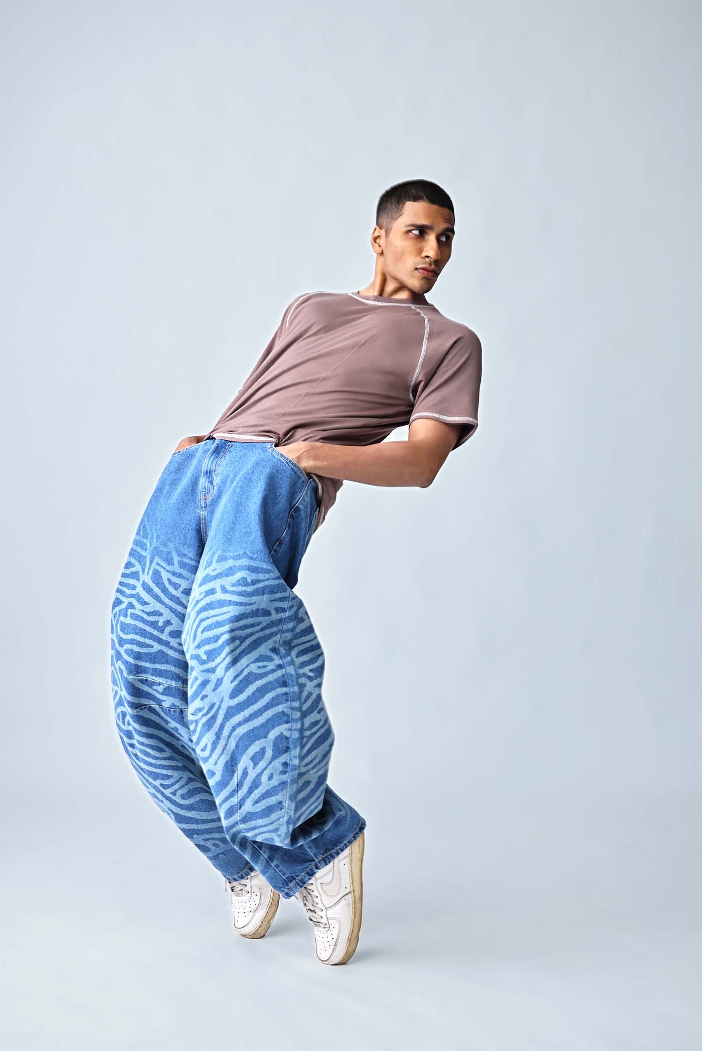 Mens Barrel Fit Mens  Jeans