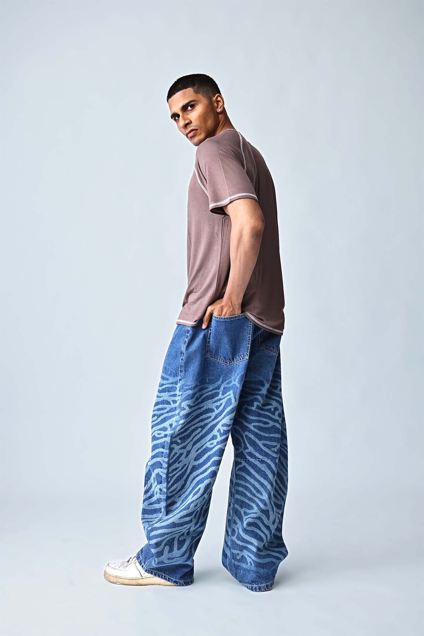 Mens Barrel Fit Mens  Jeans