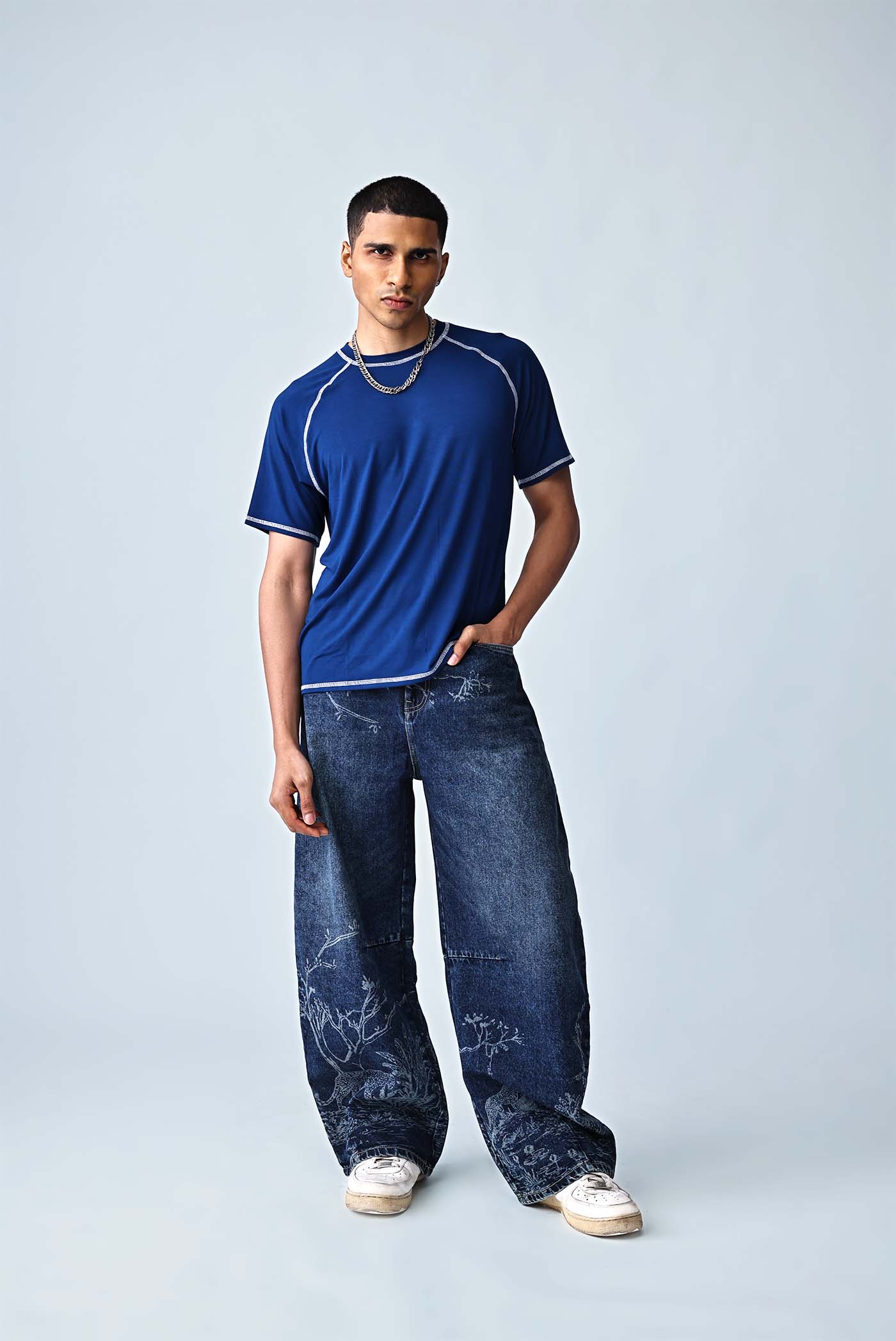 Mens Barrel Fit Mens  Jeans