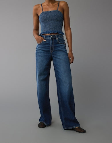Women's High Rise Baggy Fit Jeans