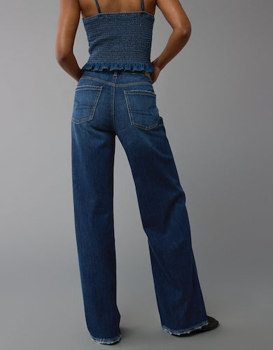 Women's High Rise Baggy Fit Jeans
