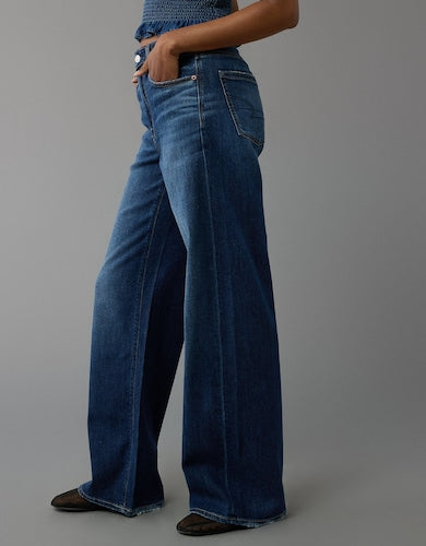 Women's High Rise Baggy Fit Jeans