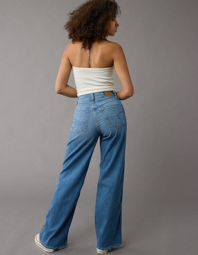 Women's High Rise Baggy Fit Jeans
