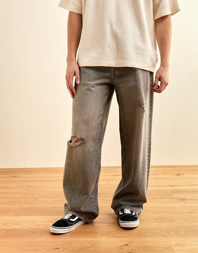 Mens Baggy Fit Men  Jeans...