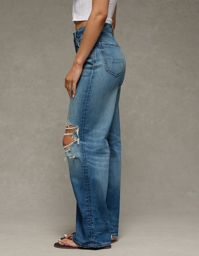 Women's High Rise Baggy Fit Jeans
