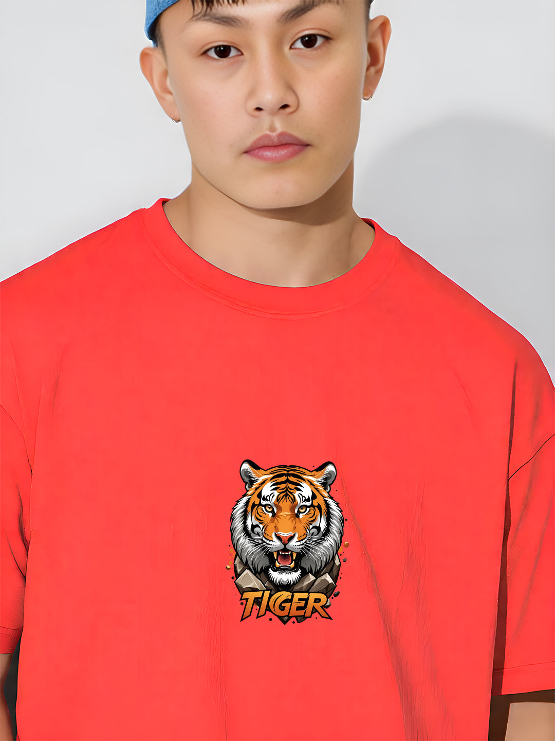 Fearless Tiger Oversized  T-shirt