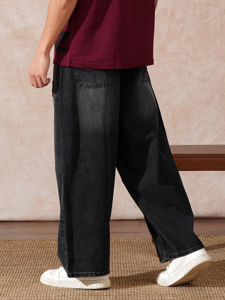 Mens Baggy Fit Men  Jeans...