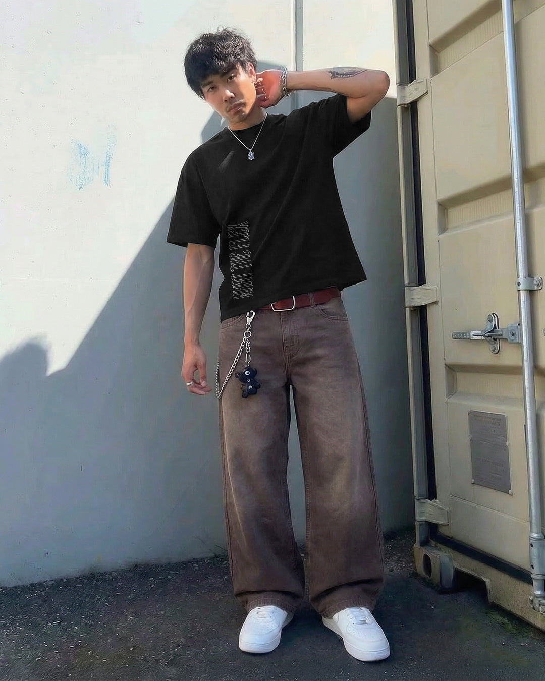 Desert Wash Solid Baggy Jean