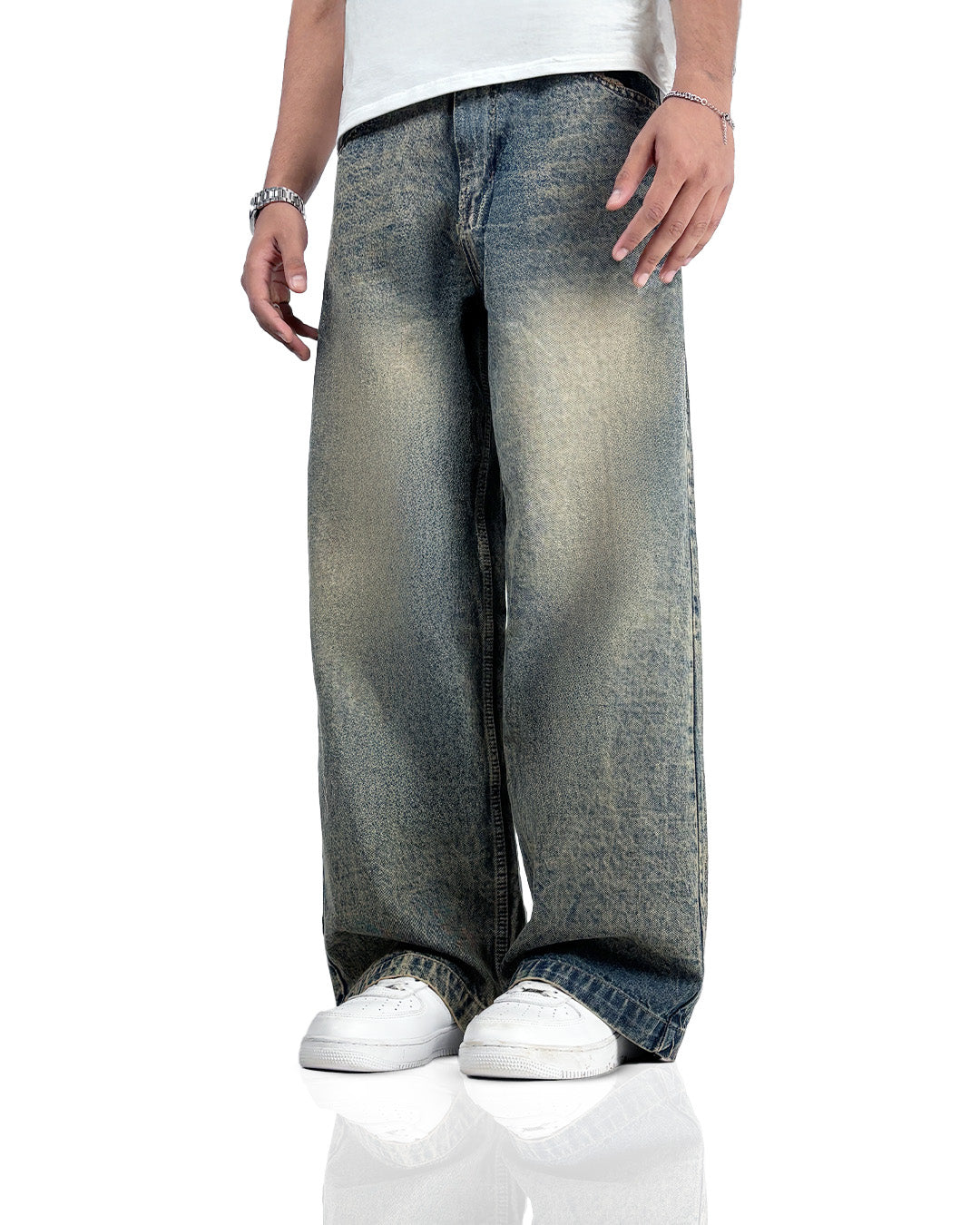 Desert Wash Solid Baggy Jean