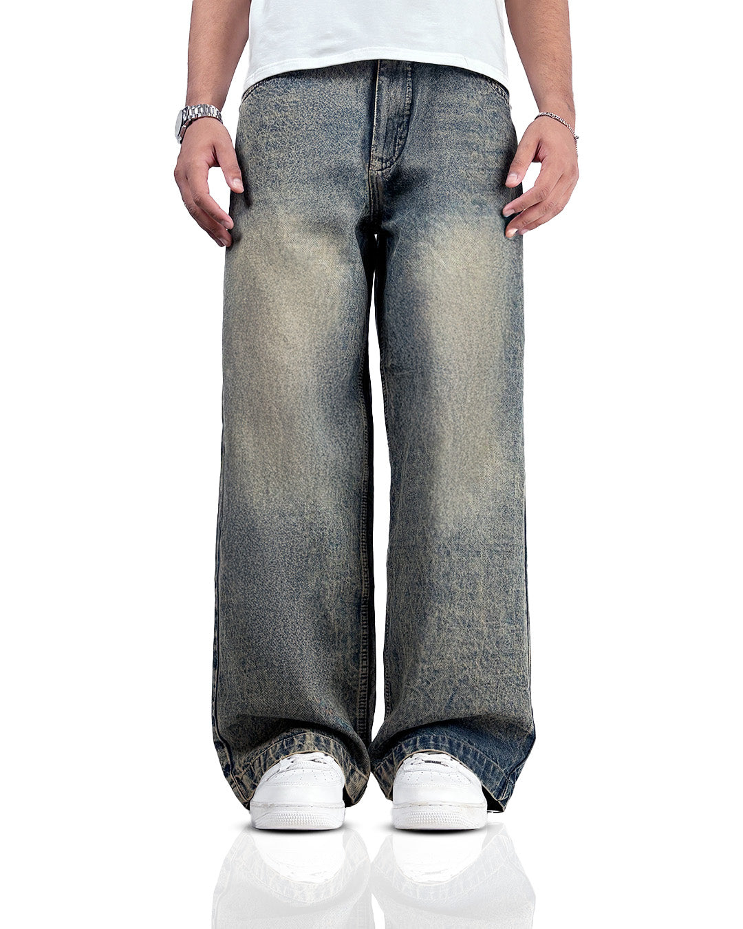 Desert Wash Solid Baggy Jean