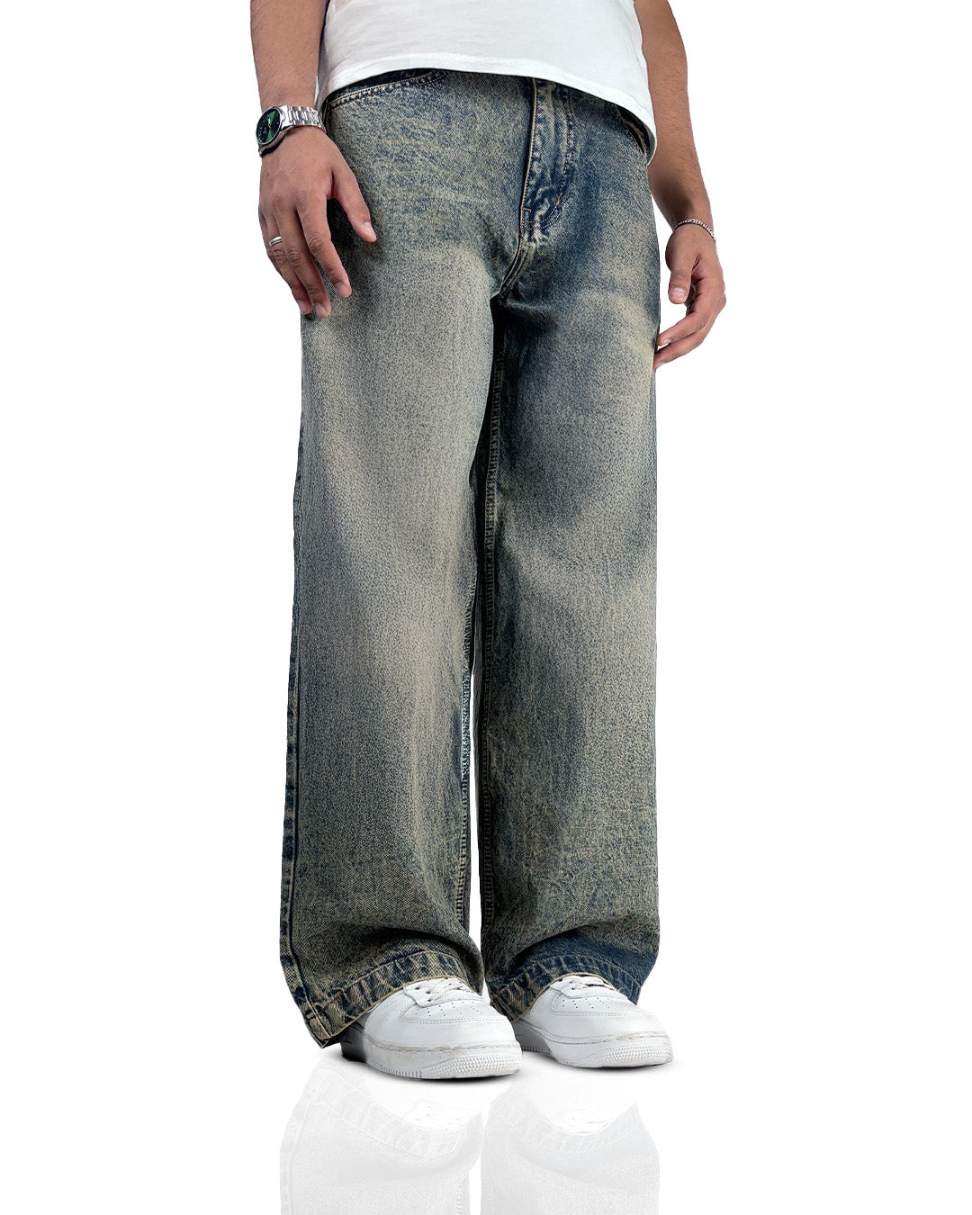 Desert Wash Solid Baggy Jean