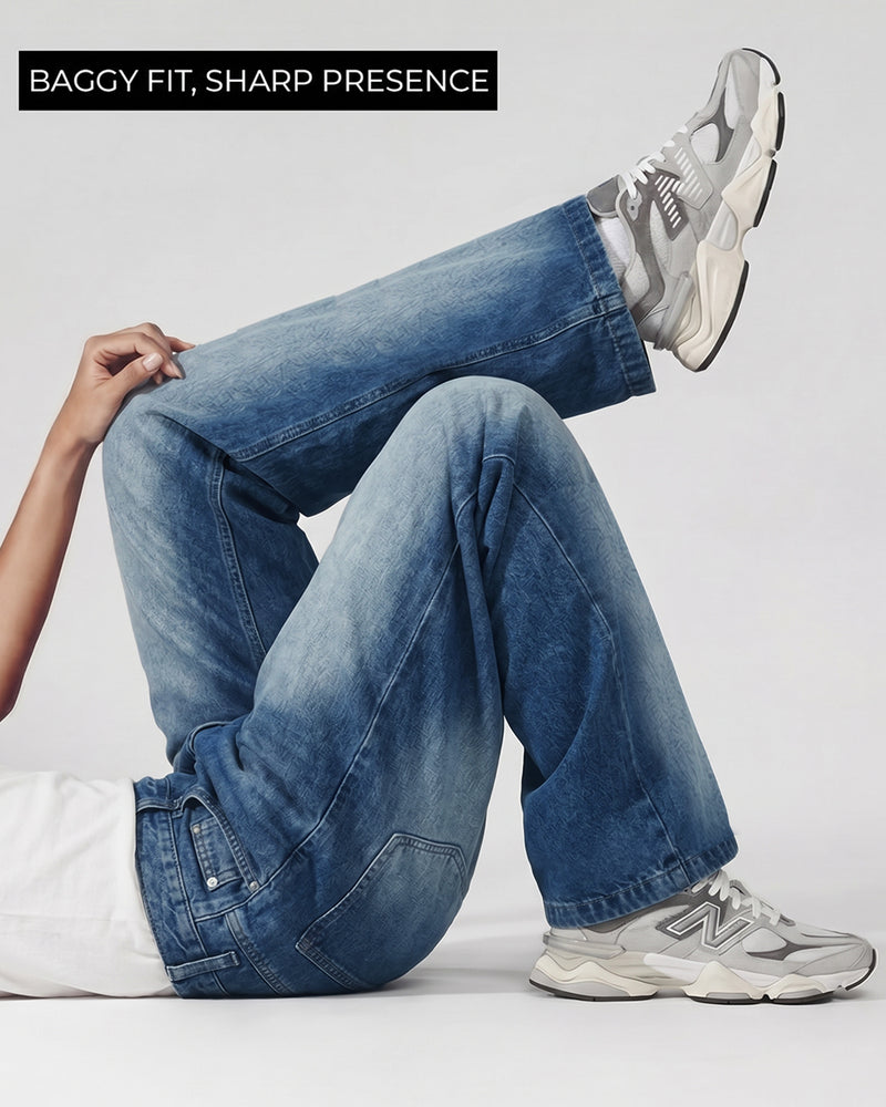 Desert Wash Solid Baggy Jean