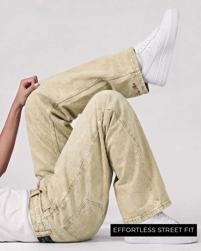 Desert Wash Solid Baggy Jean