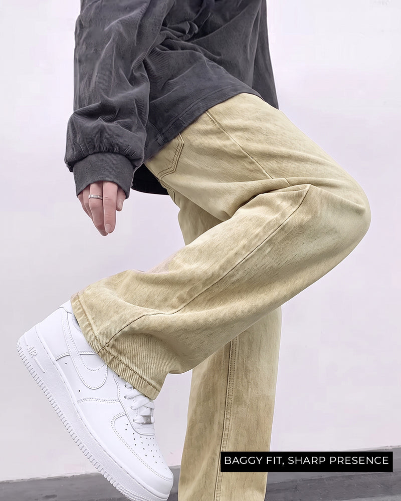 Desert Wash Solid Baggy Jean