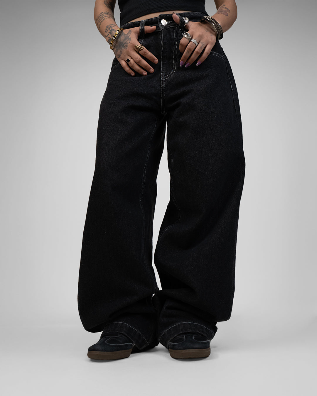Desert Wash Solid Baggy Jean