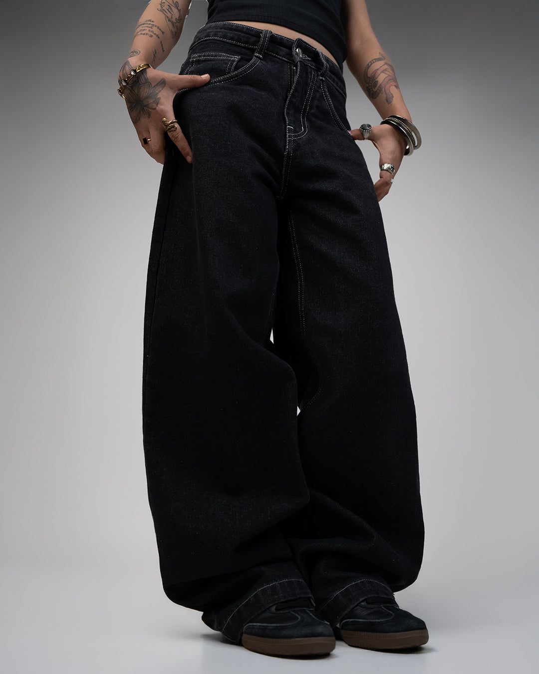 Desert Wash Solid Baggy Jean