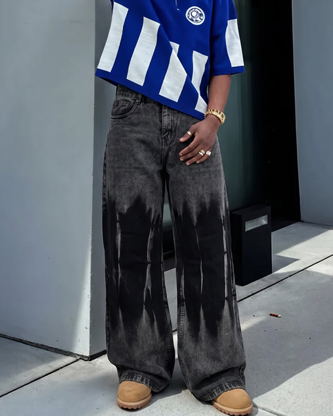 Desert Wash Solid Baggy Jean