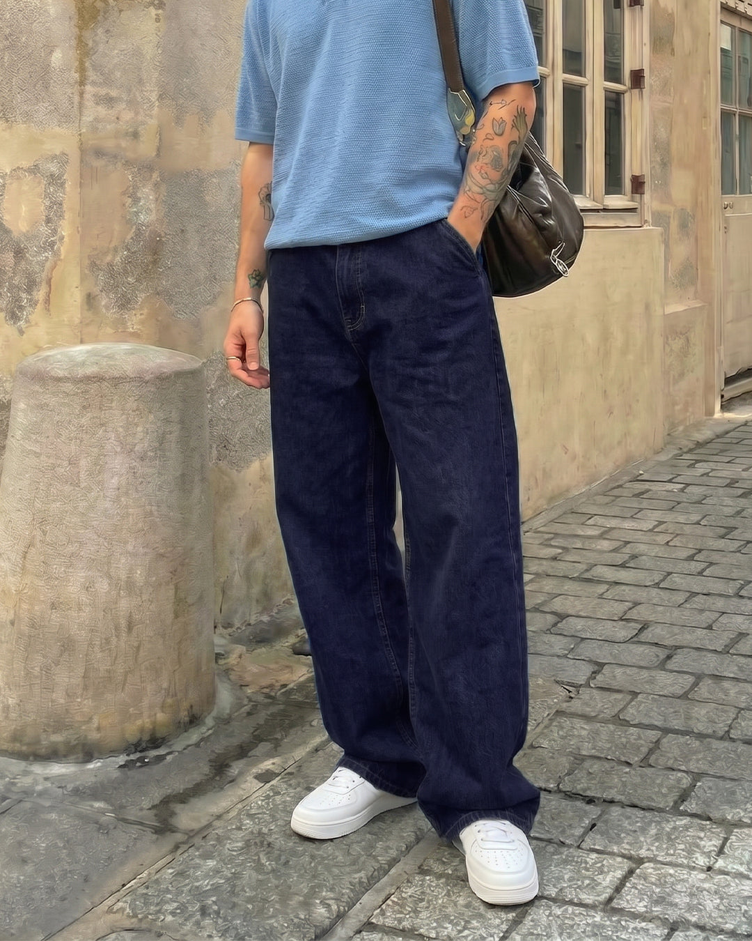 Desert Wash Solid Baggy Jean