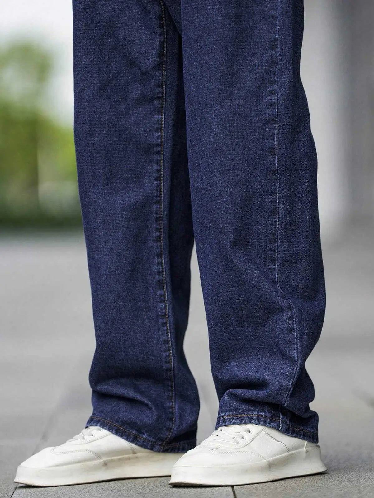 TOOMESJEANS Loose Fit Men  Dark Blue Jeans