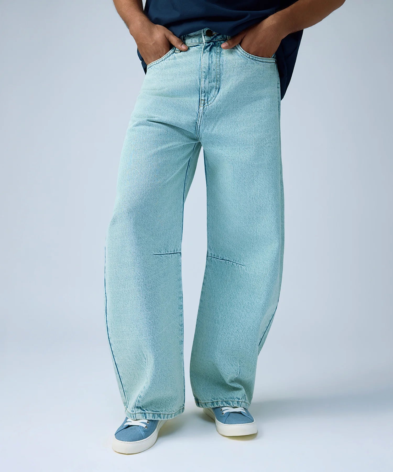 Mens Barrel Fit Mens  Jeans