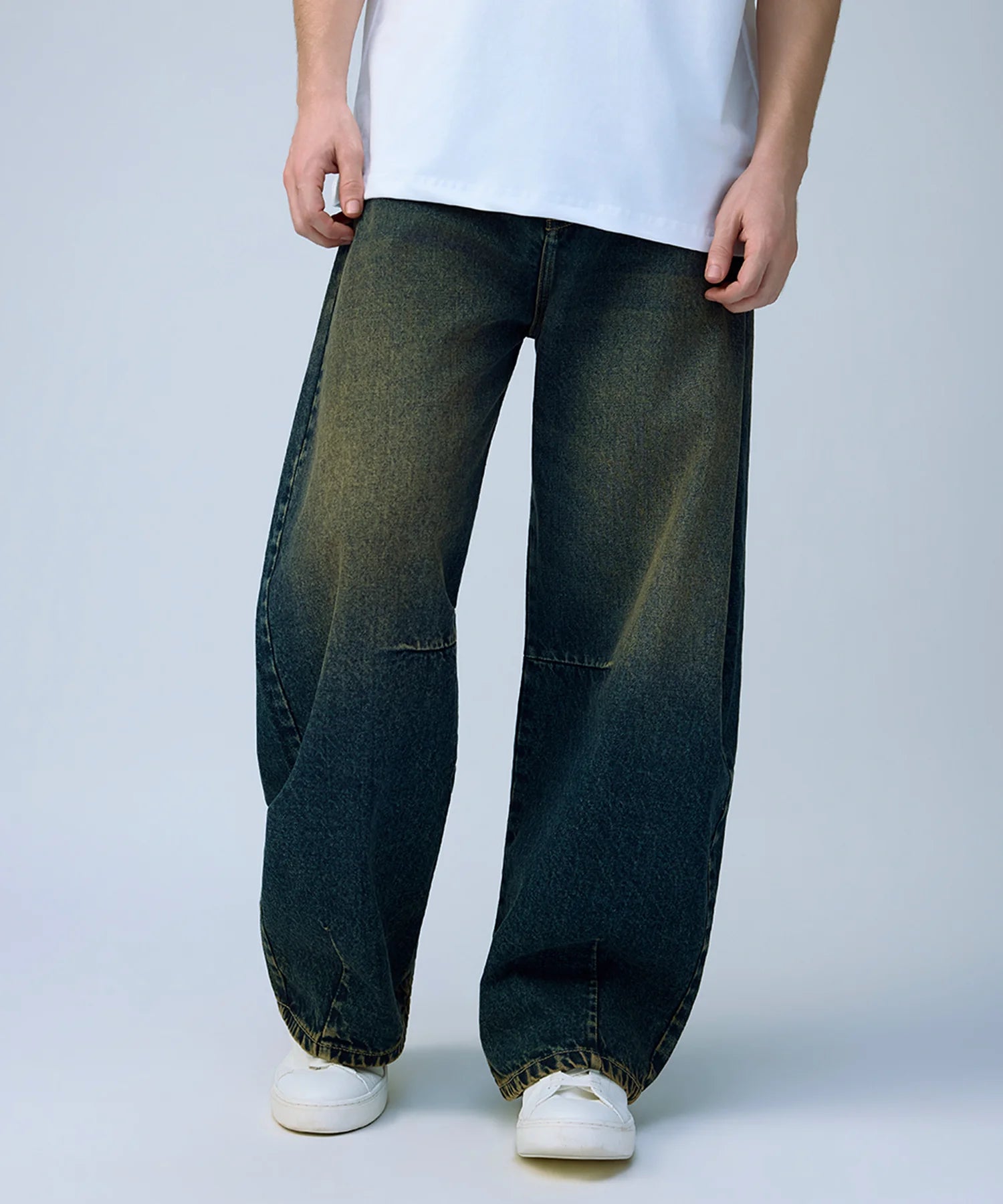 Mens Barrel Fit Mens  Jeans