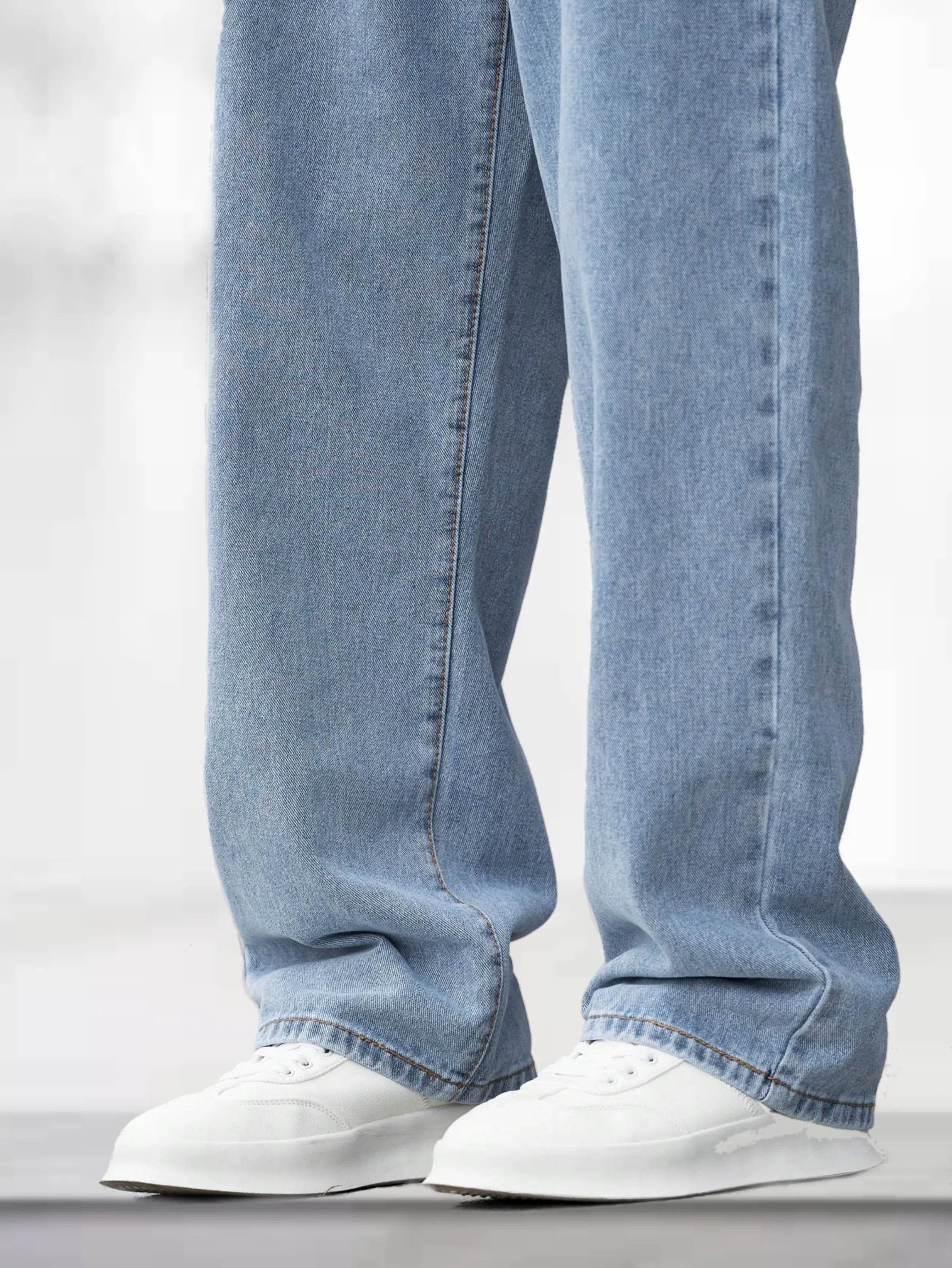 TOOMESJEANS  Loose Fit Men Light Blue Jeans