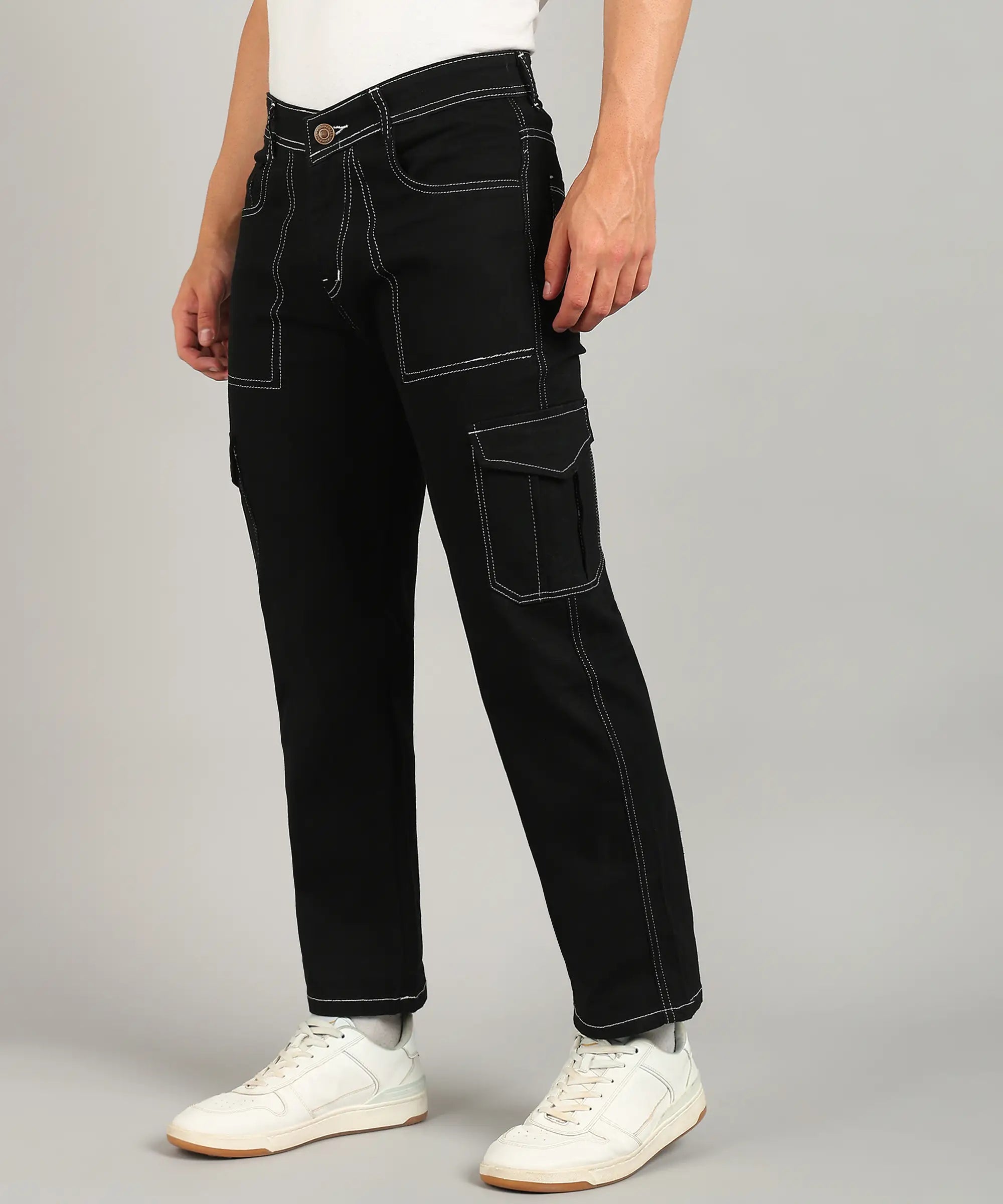TOOMESJEANS  Men Lycra Cargos