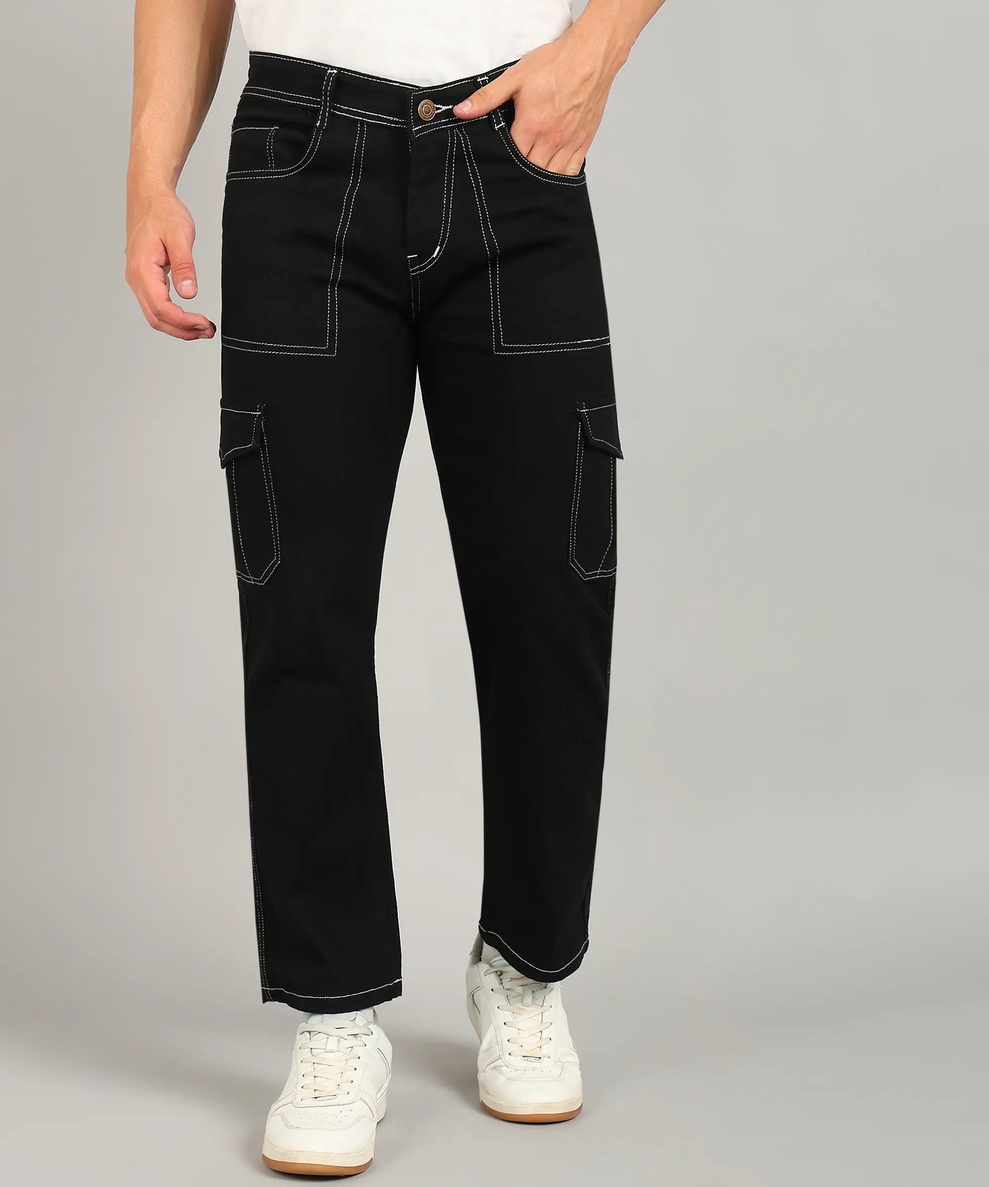 TOOMESJEANS  Men Lycra Cargos