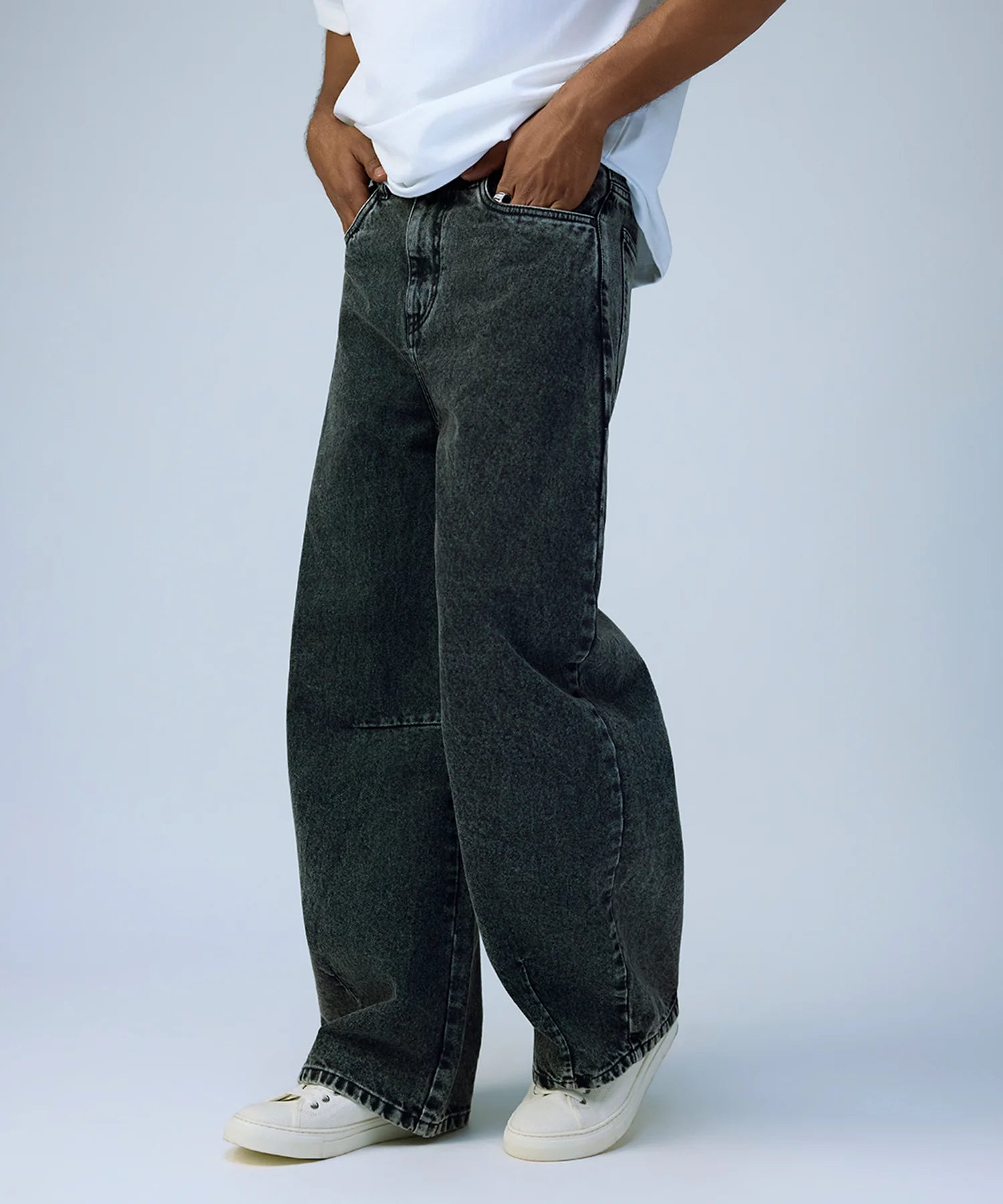 Mens Barrel Fit Mens  Jeans